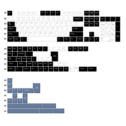 KBDiy 174 Keys Retro GMK GMK Hammerhead Dark PBT Keycap Double Shot Cherry Profile Key Caps For MX Switches Mechanical Keyboard