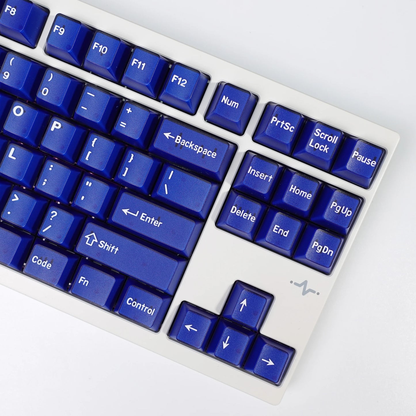 KBDiy 174 Keys PBT Cherry Profile Blue Jade Keycaps for Game Mechanical Keyboard Double Shot DIY for Aula F75 F87 F99 Key Caps