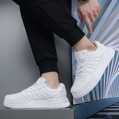 Plus Big Size 50 51 52 Mens Leather Sneakers Casual Sports Shoes Flat Skateboard Shoes For Dropshipping