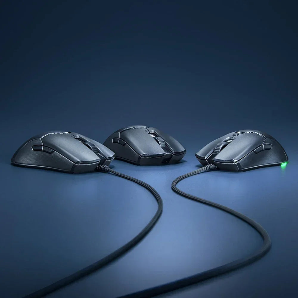Razer NEW YEAR GIFT gift Thunder Snake Viper Mini Computer Esports Cable Gaming Mouse Laptop RGB Light, Small Hand Mouse