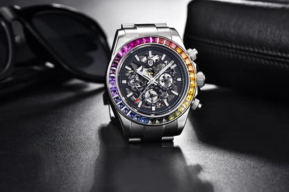 PAGANI DESIGN Men‘s Automatic Mechanical Watch Stainless Steel Waterproof Sport 10Bar Luxury Casual Watch for Men Reloj Hombre