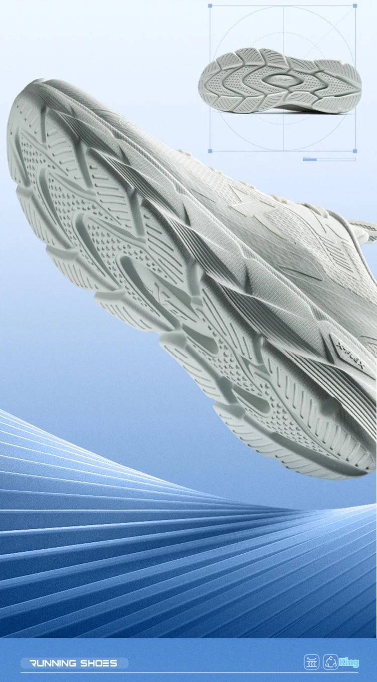 Xtep Light Joy 2 Women's Running Shoes 2025 Spring Shock-absorbing Non-slip Wear-resistant Lightweight Sport shoe 875118110015