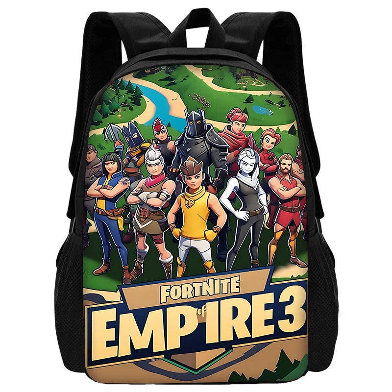 Classic Game FortniteS Kids Backpacks Boys and Girls Student Birthday Gift Child School Bags Unisex Camping Durable Rucksack