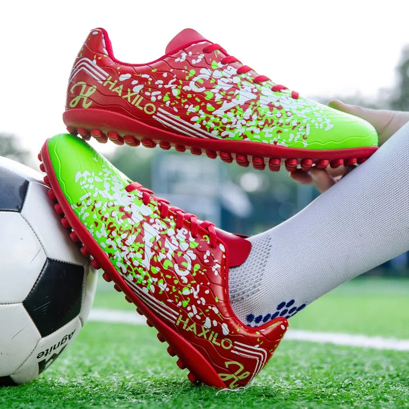 Nouvelles chaussures de football pour hommes, idéales pour les matchs sur gazon, l'entraînement et le soccer, crampons antidérapants, pour intérieur et extérieur, baskets de futsal de haute qualité, meilleures ventes.