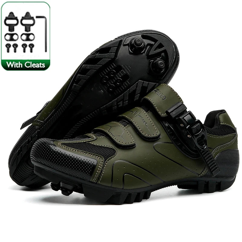 Neutral MTB Cycling Shoes, Compatible With Peloton Road Cycling Shoes, Men's Cycling Sports Shoes, Reflective Strip Design