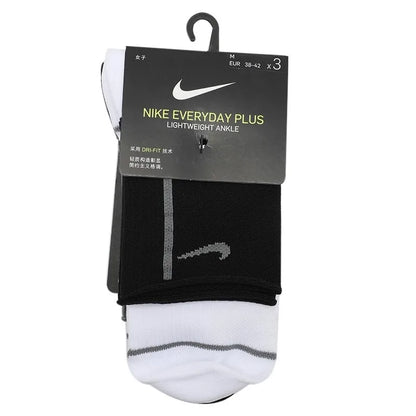Originálne unisexové športové ponožky NIKE W NK EVRY PLUS LTWT ANKLE -3PR