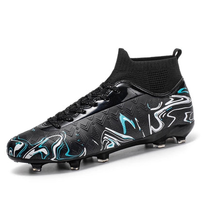 Nouvelles Chaussures de Football FG pour Hommes – Modèle Original Professionnel et Résistant pour Matchs – Crampons Longs pour Entraînement