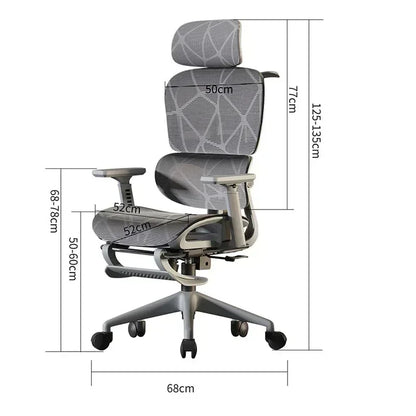 High Back Office Chair 3D Headrest Gaming Chairs Adjustable Computer Relaxing Massage Cadeira Gamer Ergonomic Office Furniture