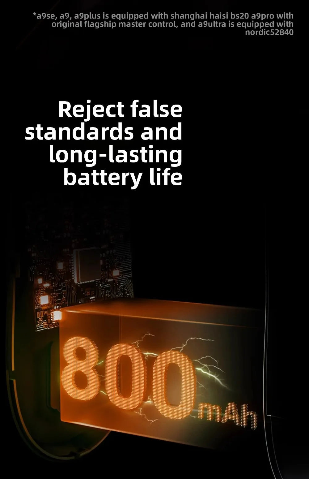Ratón gaming inalámbrico Bluetooth ATK Dragonfly A9, diseño ergonómico, respuesta rápida, PAW3950 Ultra, 800mAh, ligero, 8KHz, esports