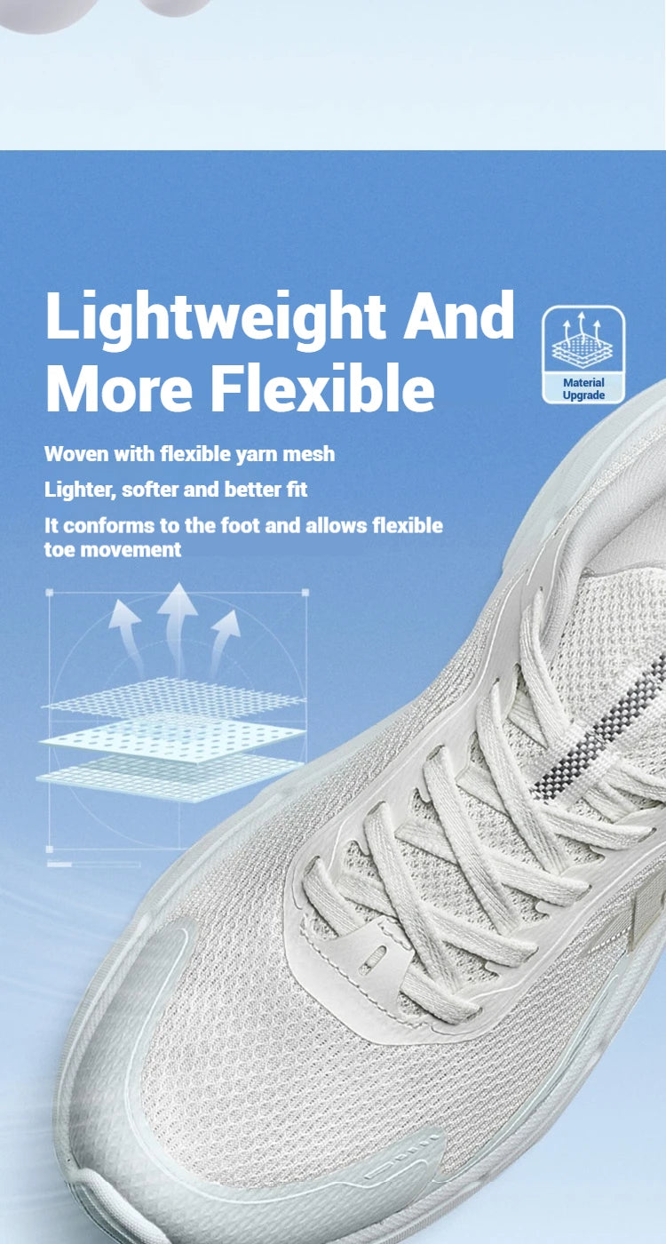 Xtep Light Joy 2 Women's Running Shoes 2025 Spring Shock-absorbing Non-slip Wear-resistant Lightweight Sport shoe 875118110015