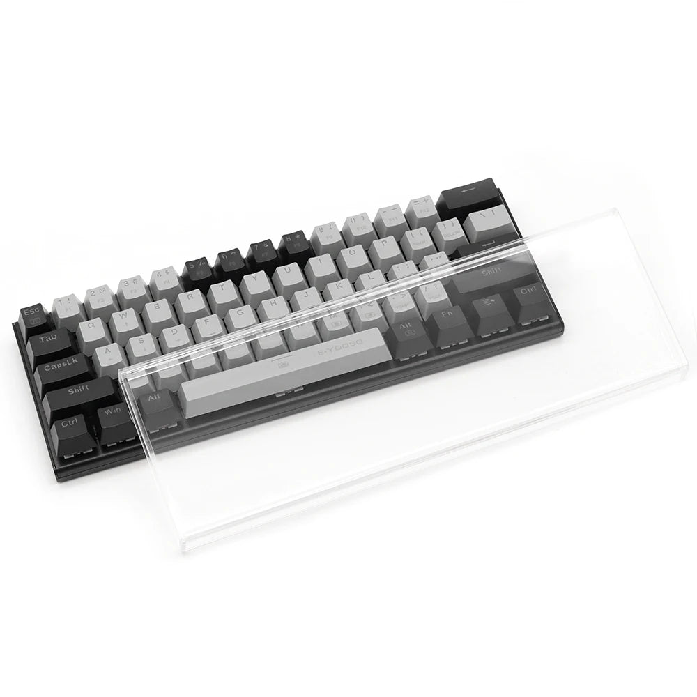 Acrylic Keyboard Clear Protector Case Mechanical Keyboard Dust Cover For 60/61/64 96 98104/108 Key Mouse Cover Keyboard Cover