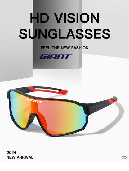 GIANT Cycling Glasses men and women UV400 Anti Fog HD REVO Lenses CE/ANSI Certified Cateye Design MTB/Road Bike