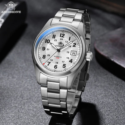 ADDIESDIVE Luxurious Men's Automatic Watch NH35A Mechanical Watch Sapphire Glass 200m Waterproof Analog Luminous Watches AD2048