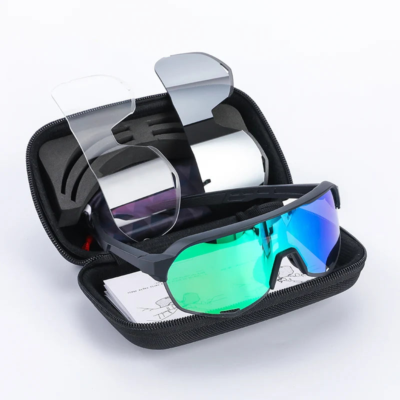 Peter Cycling Sunglasses S3 Outdoor Sports Glasses Men Women road Mountain Bicycle Glasses Riding Polarized Bike Eyewear Goggles