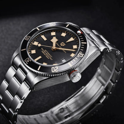 PAGANI DESIGN BB58 Steel Men's Mechancial Wrist Watches Luxury Automtaic Watch For Men AR Sapphire mirror Sport Waterproof Watch