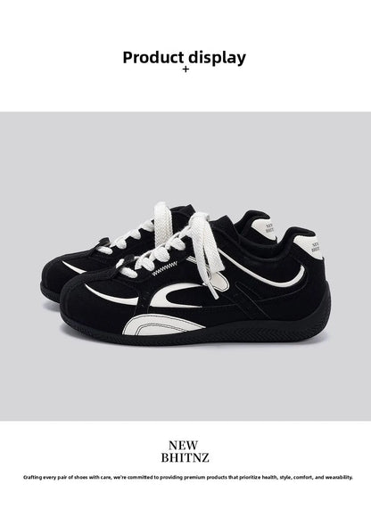 Men's Lightweight Comfortable Soft Bottom Casual Versatile Deqin Shoes Breathable Anti-Slip Wear-Resistant Flat Heel Sports Shoes