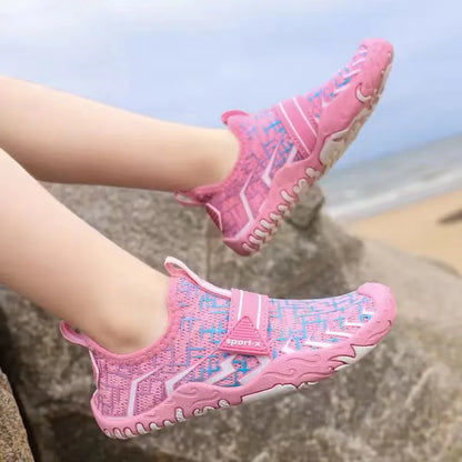 NEW Children Boys And Girls Beach Quick Diving Shoes Qianjiang Swimming Shoes Indoor Fitness Floor Shoes Bathroom Shoes 29-38#