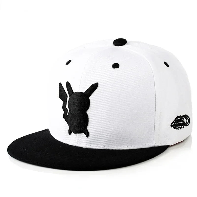 Pokemon Baseball Hat Pikachu Embroidery Cap Boy Girl Summer Sunhat Parent-child Cartoon Anime Outdoor Sport Shade Caps Kids Gift