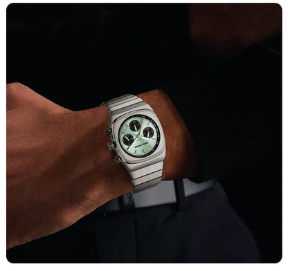 DG9008 Men Watch Original Fashion Brand Quartz Waterproof Luminous Watch For Man Three Small Dial Sport Moon Phase Watch