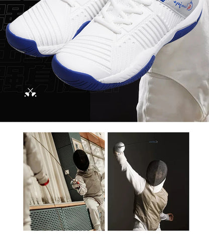 2025 uudet ammattitason miekkailukengät miehille ja naisille, pieni koko 31 32, kevyet ja mukavat urheilulliset Fencer Sport -lenkkarit / -saappaat
