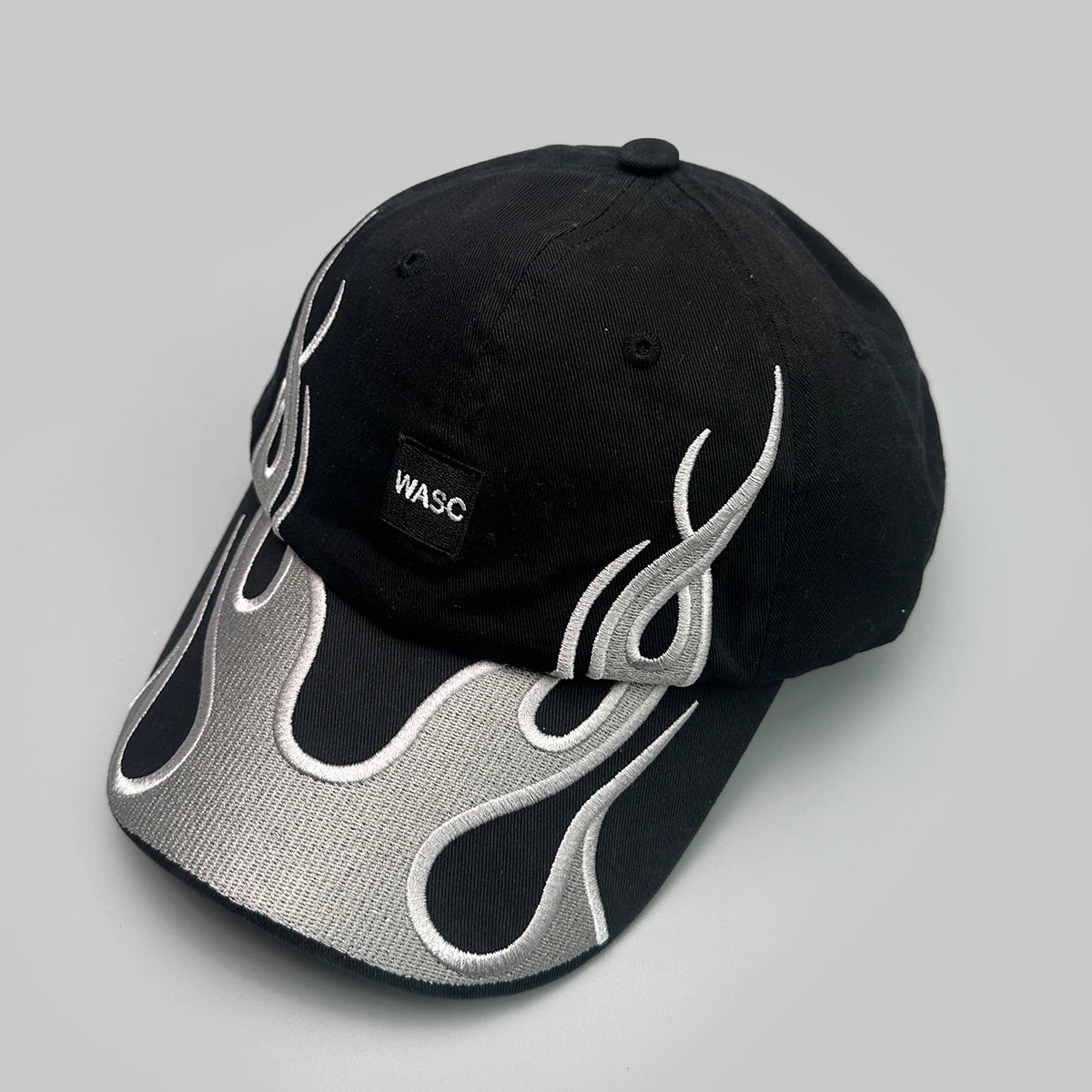 Niche Hip Hop Letter Flame Flag Baseball Hats New Unisex Sunshade Personal Versatile Color Block Fashion Retro ins Peaked Caps