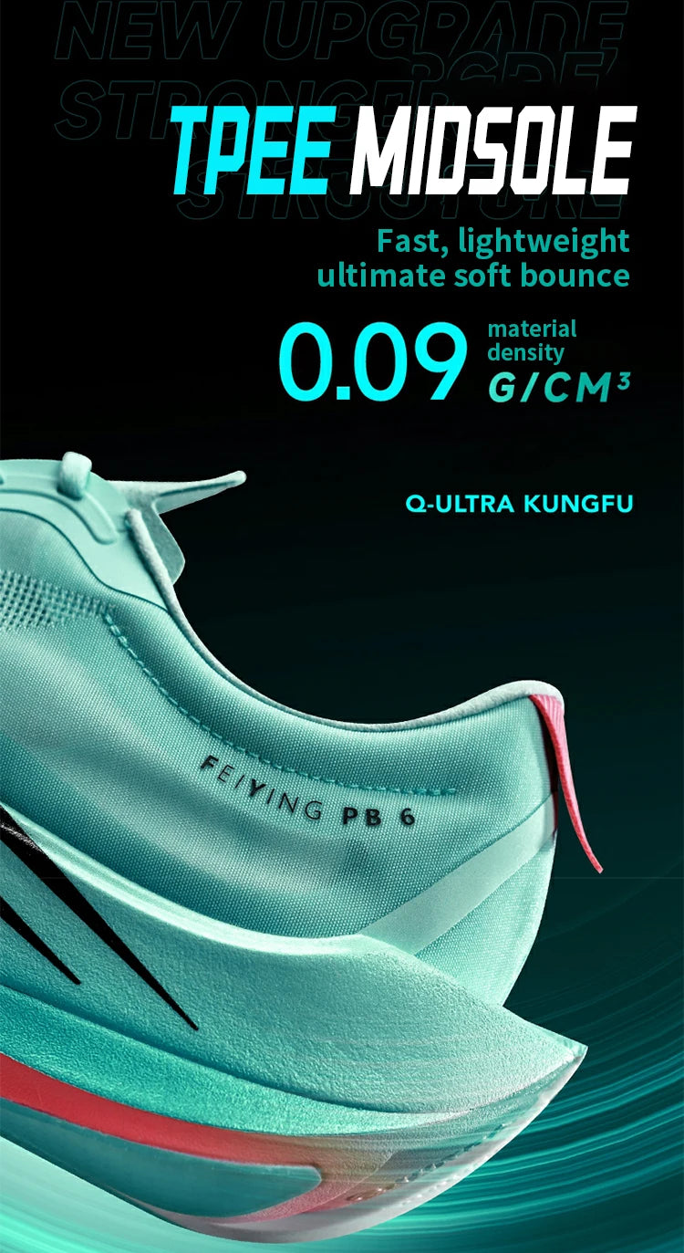 QIAODAN Feiying PB6.0 Men's 2026 Marathon Racing Sports Shoes New Suspended Full Palm Carbon Plate Running Sneakers QDB023261299