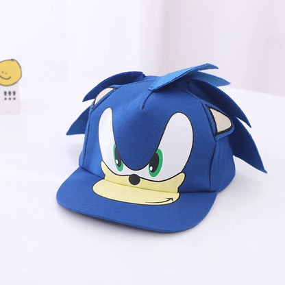 New Sonic The Hedgehog Shadow Sonic Mouse Hat Supertone Mouse High End Embroidery Sun Hat Kids Gifts Baseball Cap Fashion
