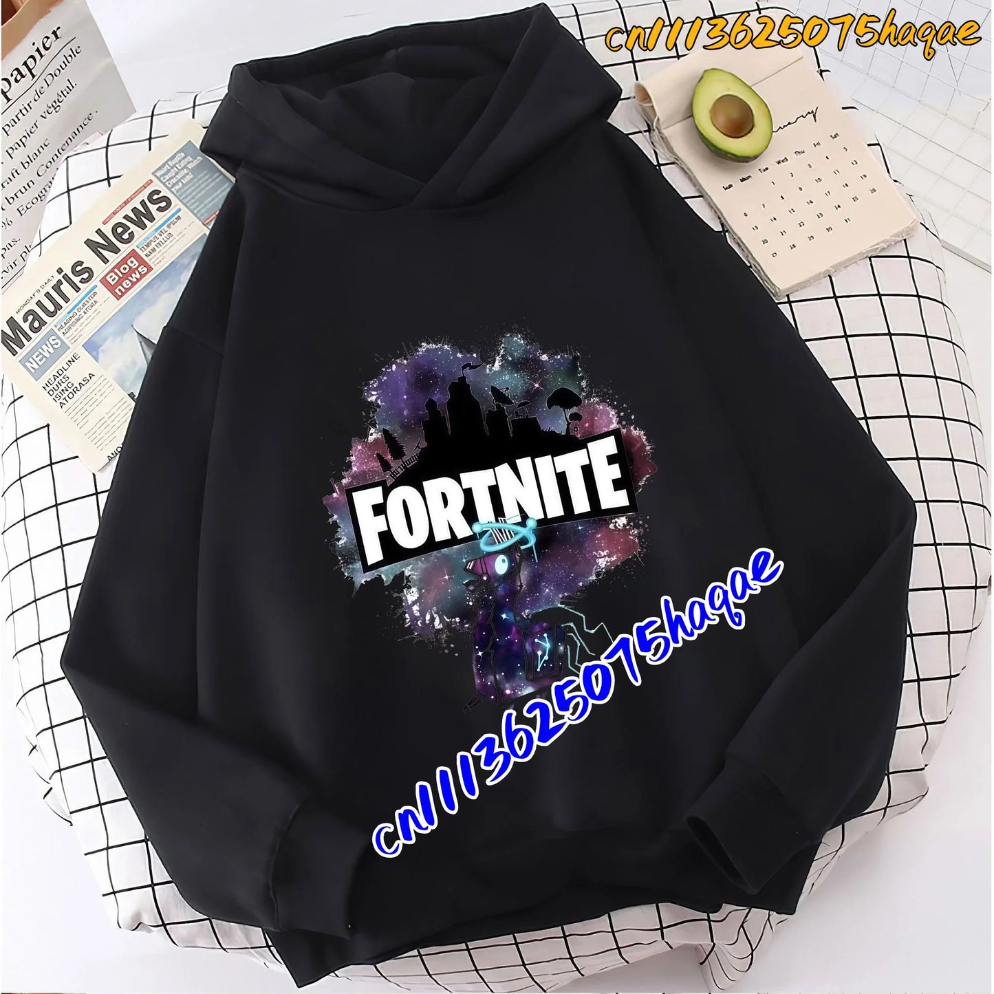 Fortnite Game Printed Children's Hoodies Cartoon Comfortable Suit Loose Long Sleeve Tops Autumn Winter Clothes