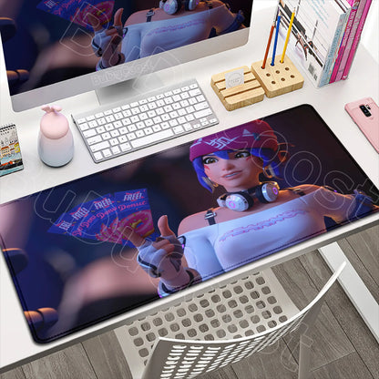 Large XXL DIY Cool  Overwatch Mouse Pad Keyboard Table Gaming Accessories Non-Slip Rubber Edge locking spped Laptop Rug desk Mat
