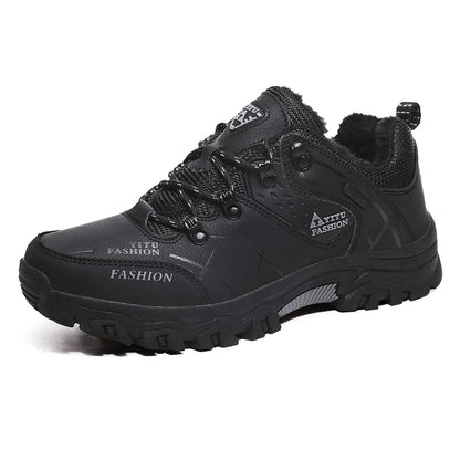 Scarpe da trekking da uomo in pelle scamosciata, sneakers outdoor da trail, scarpe da arrampicata antiscivolo e traspiranti, scarpe sportive da montagna da uomo