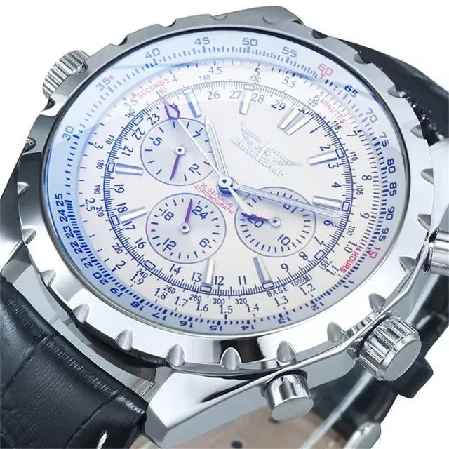 JARAGAR 212 Mechanisch automatisch herenhorloge, modieus, zakelijk, luxe, weekkalender, herenhorloge, premium cadeau, Reloj Hombre
