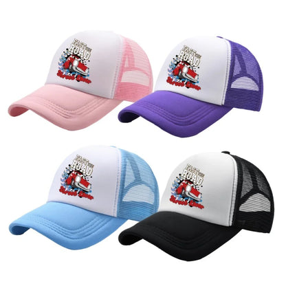 Anime Cars Lightning McQueen Cartoon Figure Print Fashion Baseball Cap Girls Boys Summer Casual Adjustable Sun Hat Birthday Gift