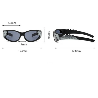 KLASSNUM summer new fashion cute Dinosaur children sunglasses 2026 girls boys birthday party decoration glasse uv400 oculos