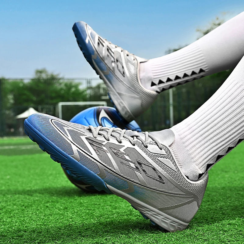 Chaussures de football en salle pour hommes, résistantes, décontractées, respirantes, confortables, antidérapantes, chaussures de futsal de qualité supérieure, chaussures de football