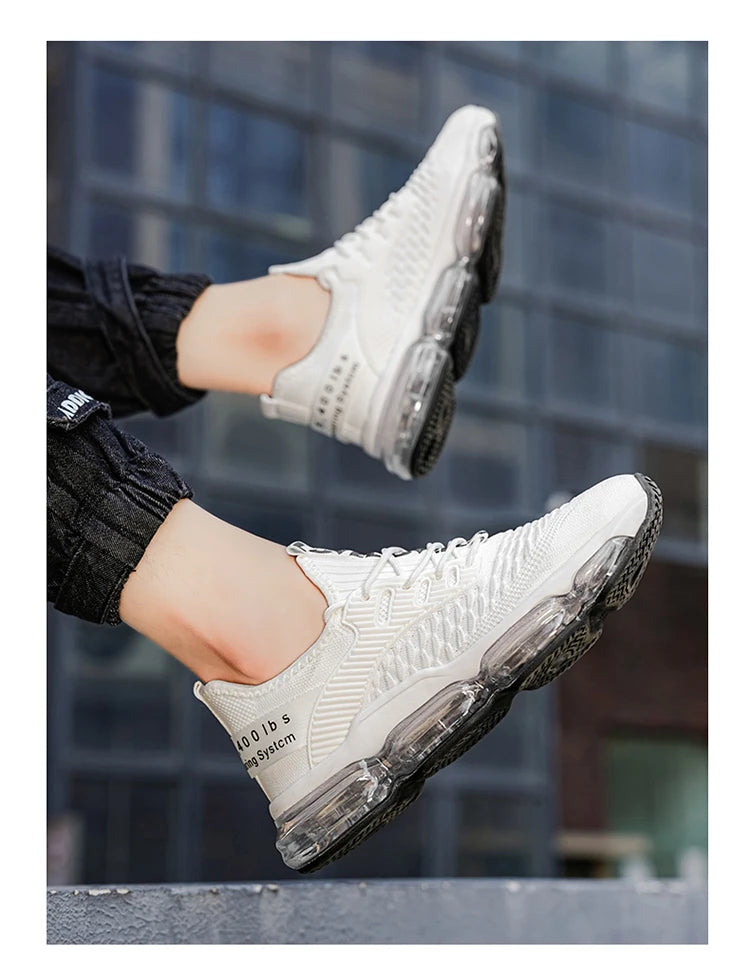 Luxury Men's Sneakers Casual Breathable Trainer Race Fashion Loafers Running Shoes for Male Tenis