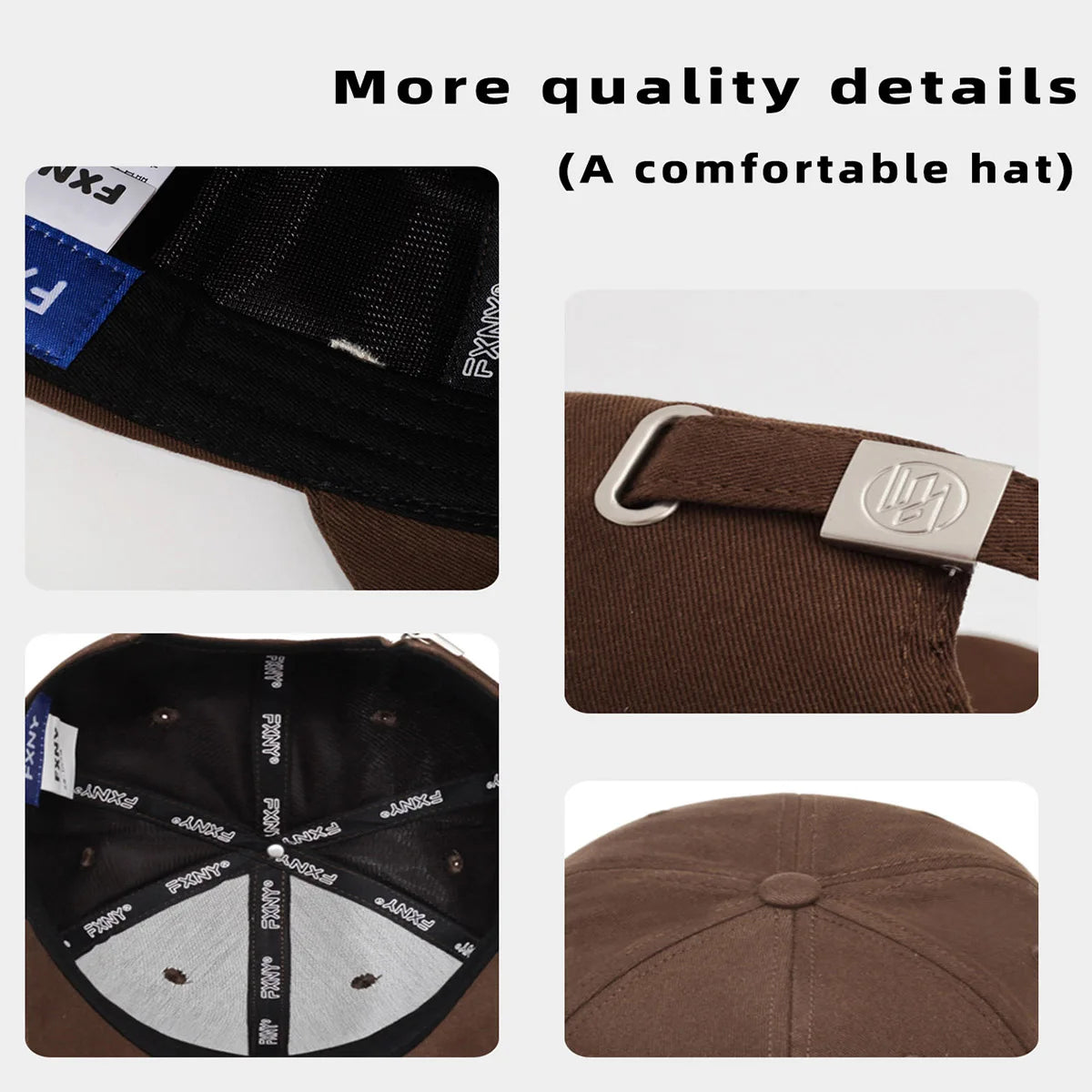 Deep-Top Large-Brim Baseball Cap for Women, 2026 New Style, Face-Slimming, Wide Brim, Summer Sun Protection Hat, Embroidered Letters, Fashionable for Men