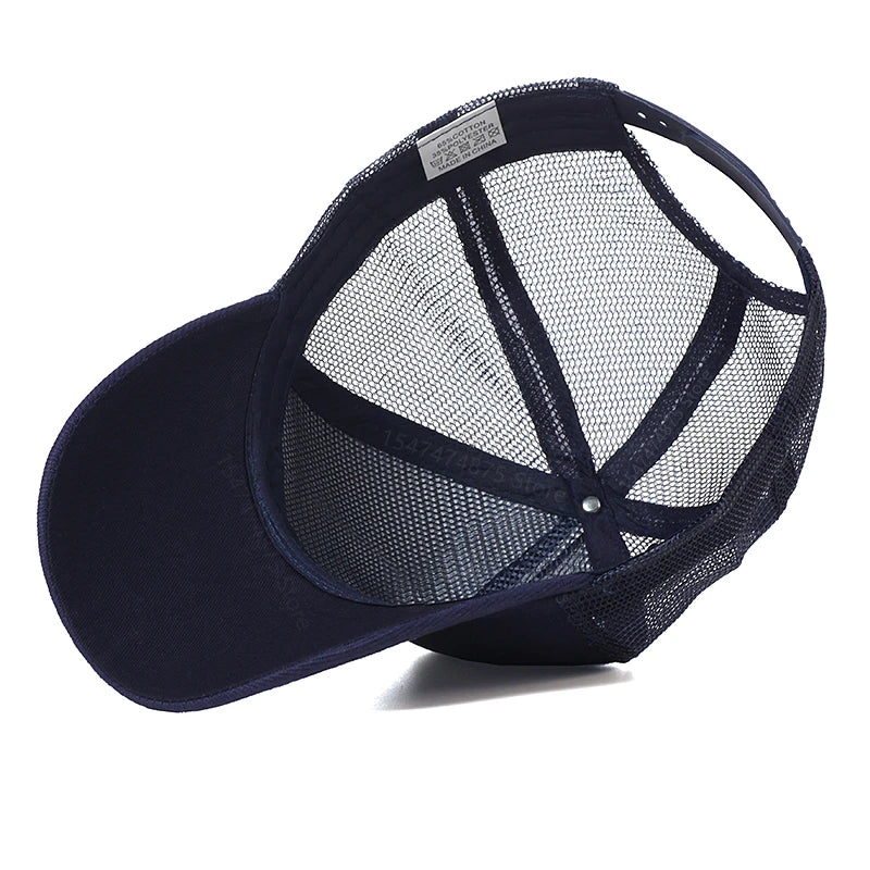 The Goonies Est 1985 Never Say Die Men's Baseball Cap Summer Mesh Snapback Hat Fashion Outdoor Casual Breathable Sun Hats