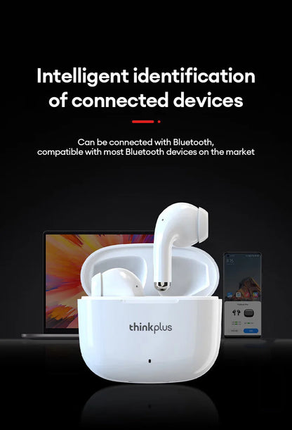 Lenovo LP40 Pro Earburds Wireless Bluetooth HIFI Stereo Sound HD Call Headphones Long Endurance Low Latency Gaming Earphones