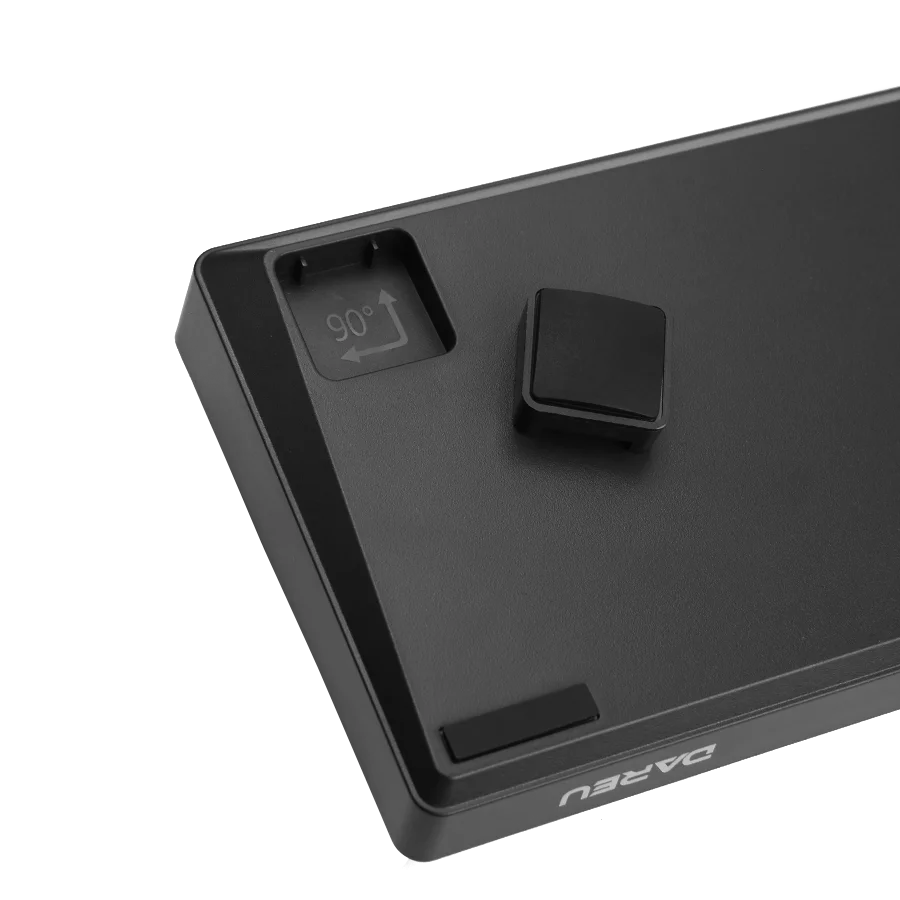 DAREU EK861S RGB Wired Mechanical Keyboard 61 Keys Red Switches ABS Keycaps N-key Rollover with Magnetic Feet