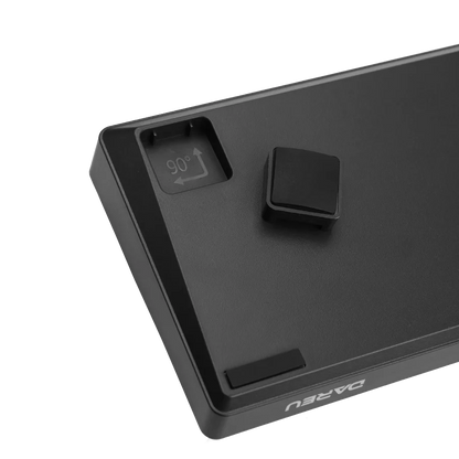 DAREU EK861S RGB Wired Mechanical Keyboard 61 Keys Red Switches ABS Keycaps N-key Rollover with Magnetic Feet