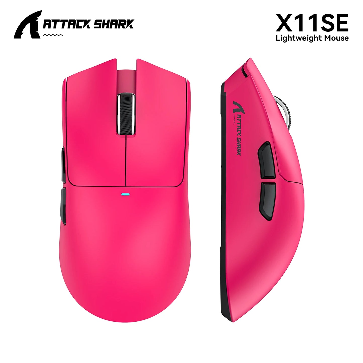 ATTACK SHARK X11 SE Wireless Gaming Mouse 22000 DPI,PixArt PAW3311 Sensor,BT/2.4G/Wired,59g Lightweight,2000W Clicks