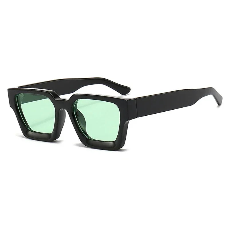 JNPCXI Fashion Square Women Luxury Sunglasses Retro Gradient Blue Designer Men Trending Sun Glasses Shades UV400