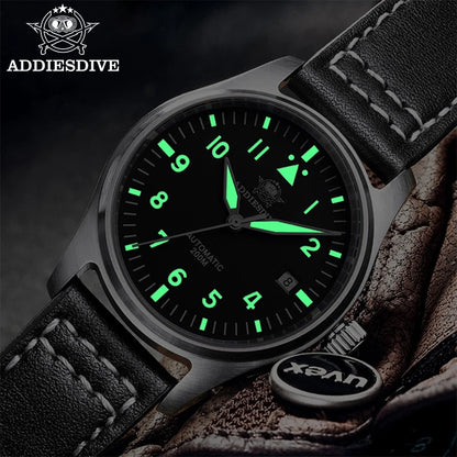 ADDIESDIVE Watches For Men C3 Super Luminous 200m Waterproof  Japan 8215 316L Stainless Reloj Hombre Automatic Mechanical Watch