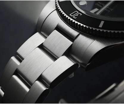 San Martin 40mm Retro Luxury Diver Watch NH35 Automatic Mechanical Watches for Men with Sapphire 200m Waterproof Luminous SN0008