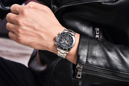 PAGANI DESIGN Men‘s Automatic Mechanical Watch Stainless Steel Waterproof Sport 10Bar Luxury Casual Watch for Men Reloj Hombre