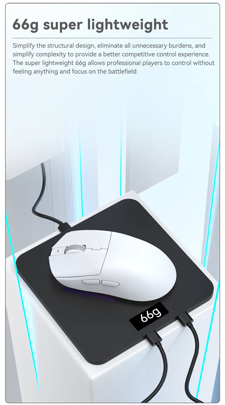 AJAZZ AJ139Pro/AJ139V2MC Kabellose Maus PMW3395/PAW3311-Chipsatz 12000-26000Dpi Professionelle Gaming-Maus