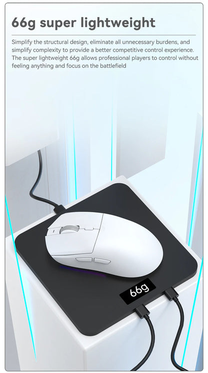 AJAZZ AJ139Pro/AJ139V2MC Kabellose Maus PMW3395/PAW3311-Chipsatz 12000-26000Dpi Professionelle Gaming-Maus