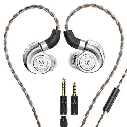 Monitores intraaurales TRN Conch Lucky Bag – Auriculares HiFi con cable, dinámica de diamante DLC y filtros de boquilla de afinación para Xiaomi