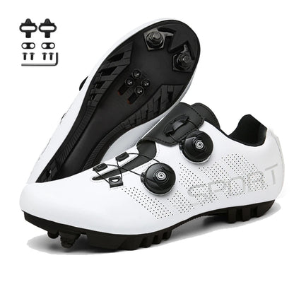 2025 Cycling Sneakers MTB with Cleats Men Carbon Sports Speed Bike Shoes Women Mountain Racing Flat SPD Road Cycling Footwear