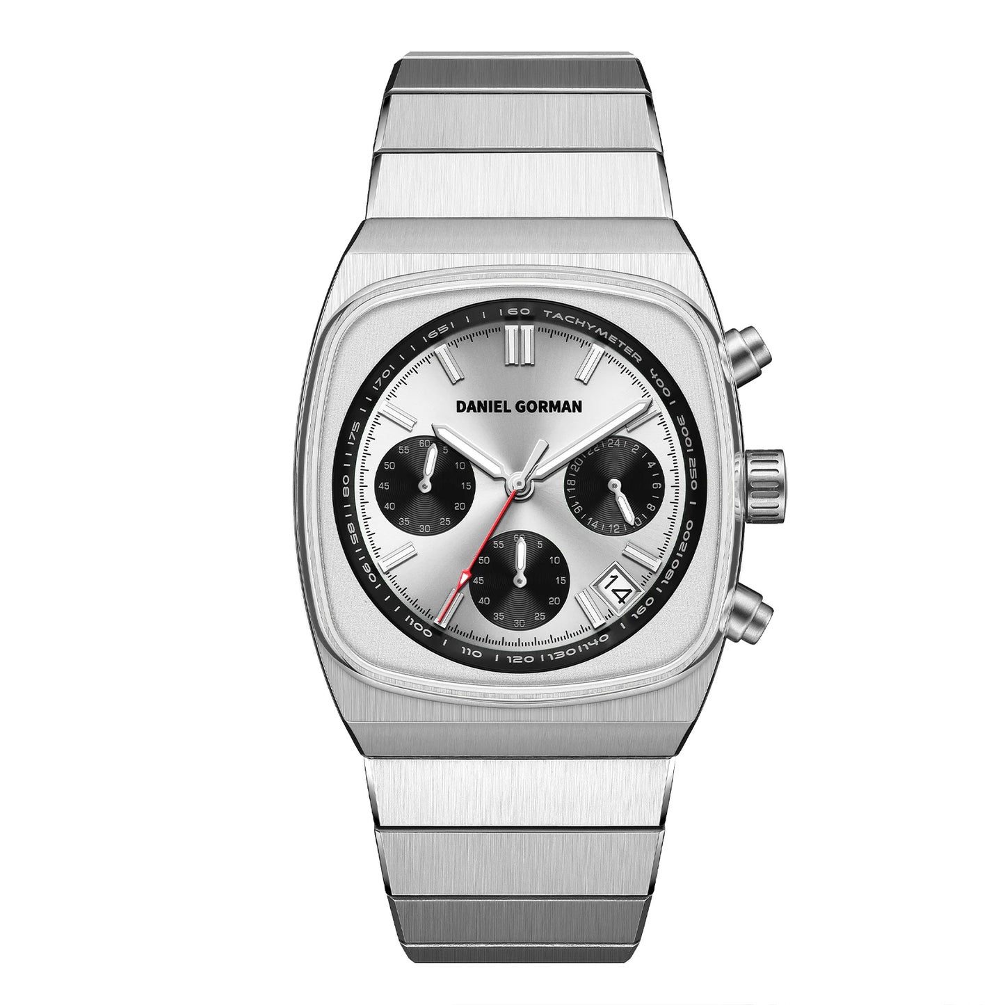 DG9008 Men Watch Original Fashion Brand Quartz Waterproof Luminous Watch For Man Three Small Dial Sport Moon Phase Watch